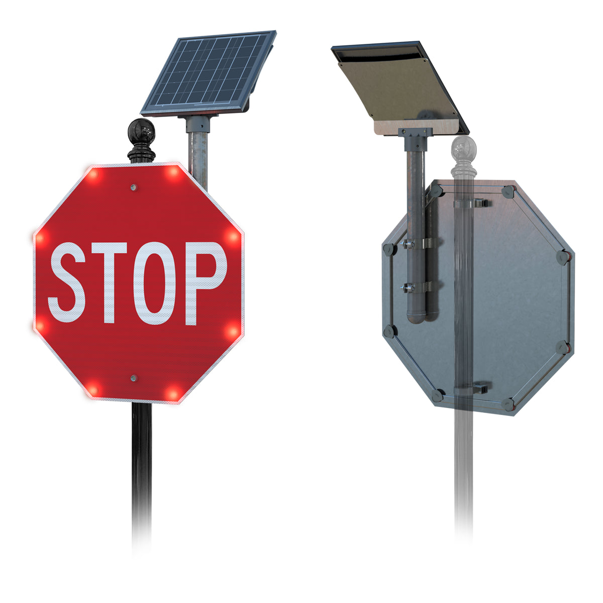 BlinkerStop® Flashing LED STOP Sign