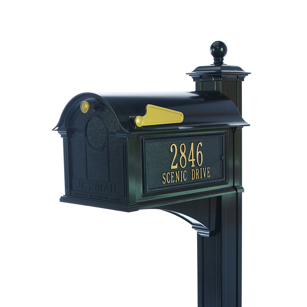Balmoral Mailbox & Side Plaque Package Residential Mailbox