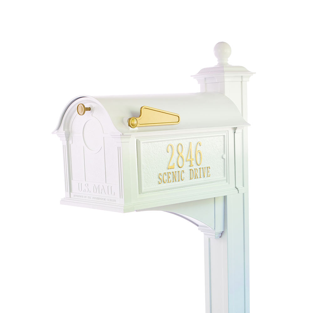 Balmoral Mailbox & Side Plaque Package Residential Mailbox