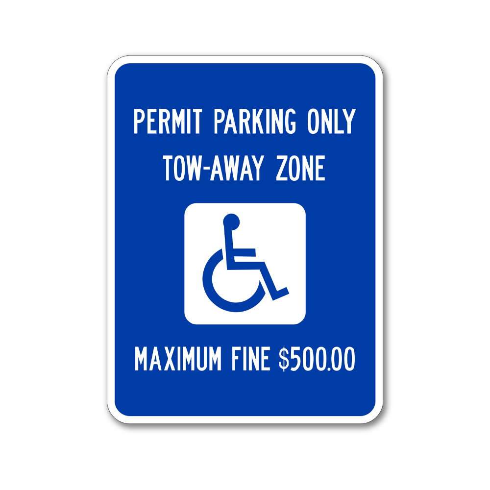 GEORGIA - Permit Parking Only Sign