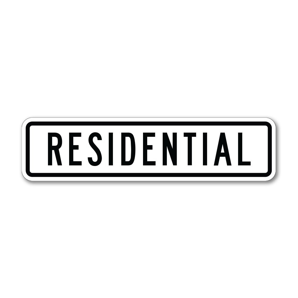 Residential Sign residential-sign