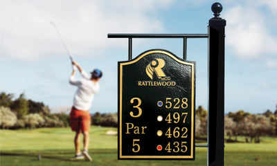 Everything you need to know about golf course signage…
