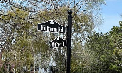 Historic Cast Aluminum Street Blades