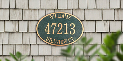 Address Plaques: Shapes and Mounting Options for Value and Curb Appeal