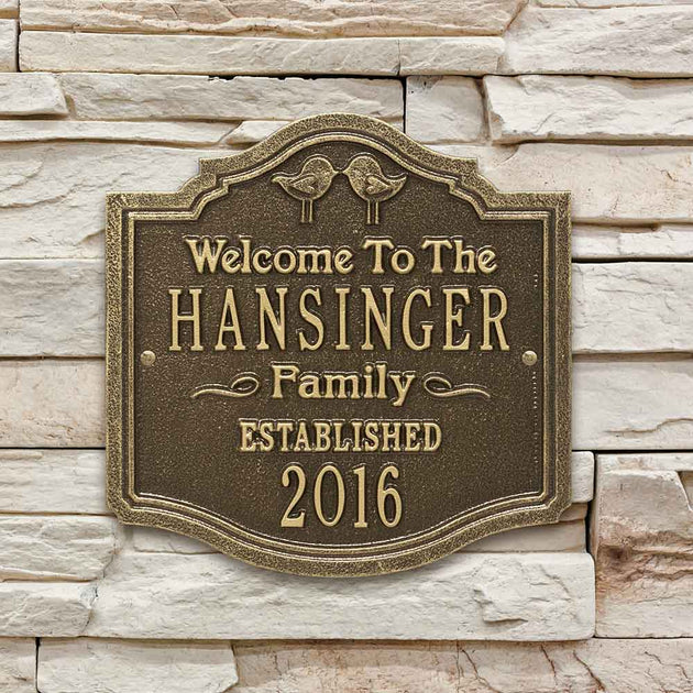 Event and Personal Plaques | Welcome, Year Established Signs
