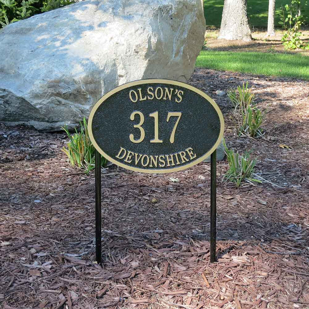 Custom Address Plaques House Number Plaques Modern Address Plaques