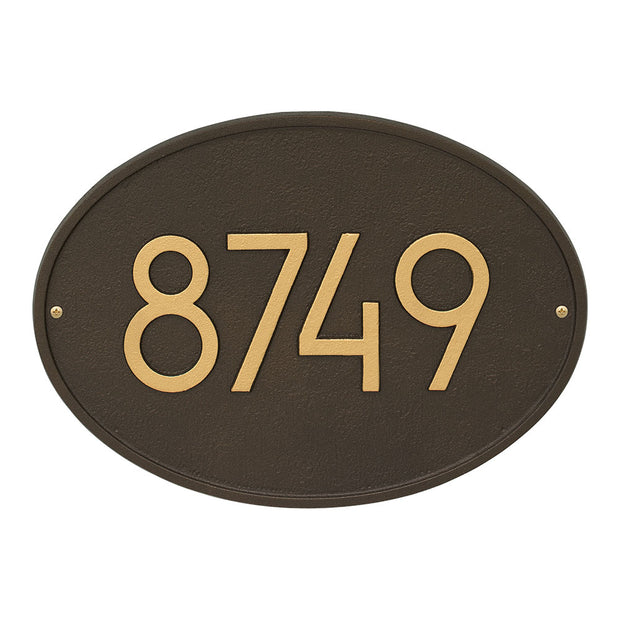 Hawthorn Modern Address Sign