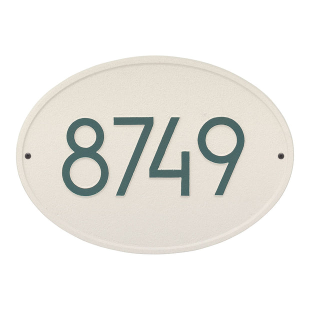 Hawthorn Modern Address Sign