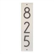 Delaware Modern Vertical Address Plaque