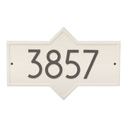 Hampton Mid-century Modern House Number Plaque