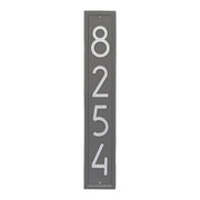 Extension Modern Vertical House Number Plaque