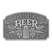 Arch Quality Crafted Beer Since Date Personal Plaque