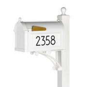 white modern capitol mailbox