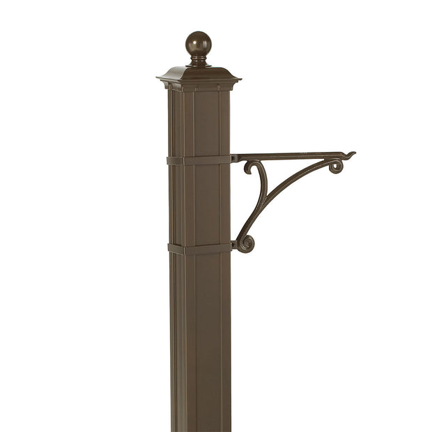 plant hanger for light post Balmoral Post Plant Hanger