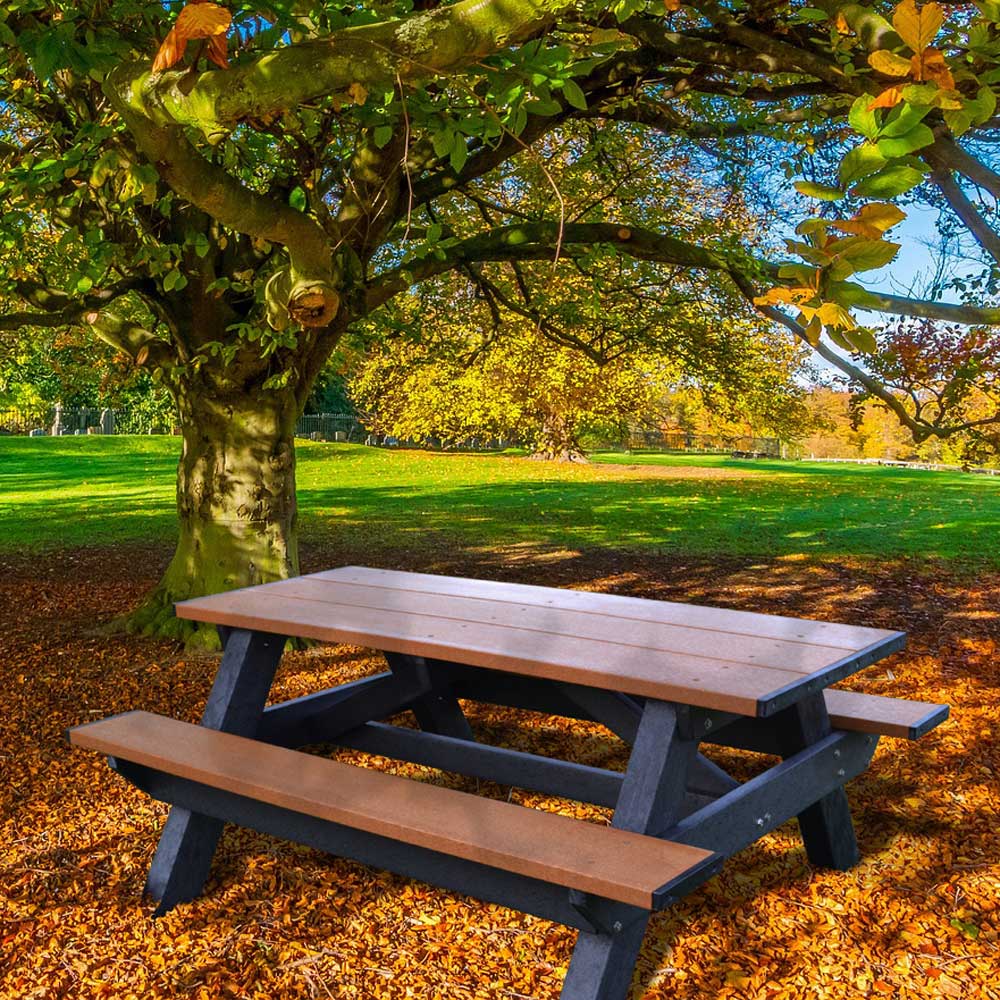 Park Ranger Table Park Picnic Tables | Recycled Plastic | Low Maintenance