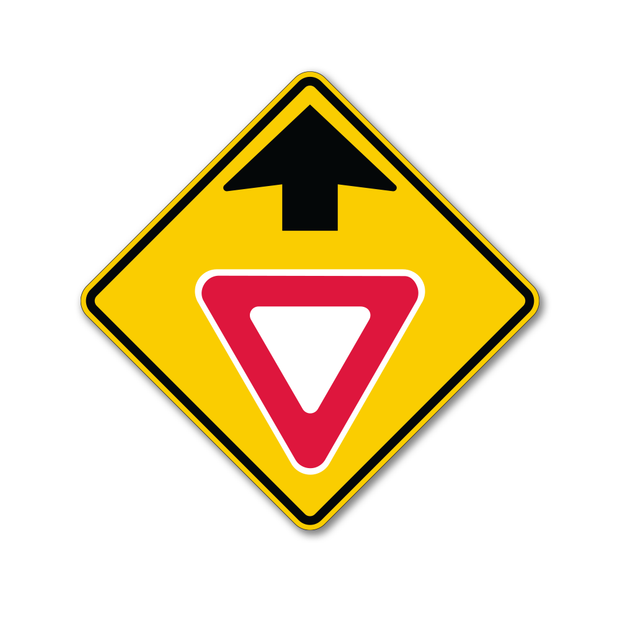 Yield Ahead Symbol Traffic Sign | Signature Streetscapes Yield Ahead Symbol Traffic Sign | Signature Streetscapes