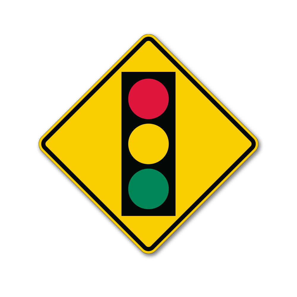 Signal Ahead Symbol Traffic Sign | Signature Streetscapes