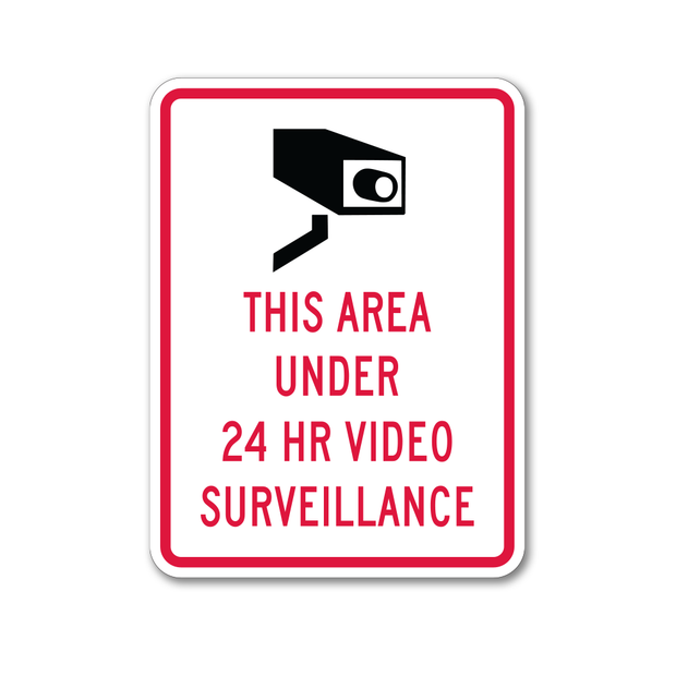 Cctv Red Sign