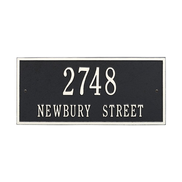 Harford 16" x 7.5" house number sign with two lines of text