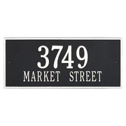 Harford 23.25" x 10" house number sign with two lines of text