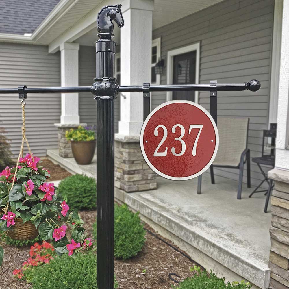 Round Address Signs 10