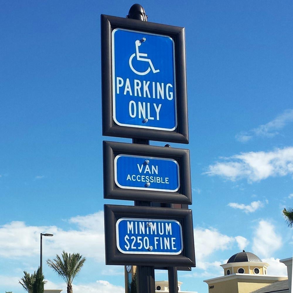 Accessible Sign Building ADA Van Accessible Sign | Parking Signs