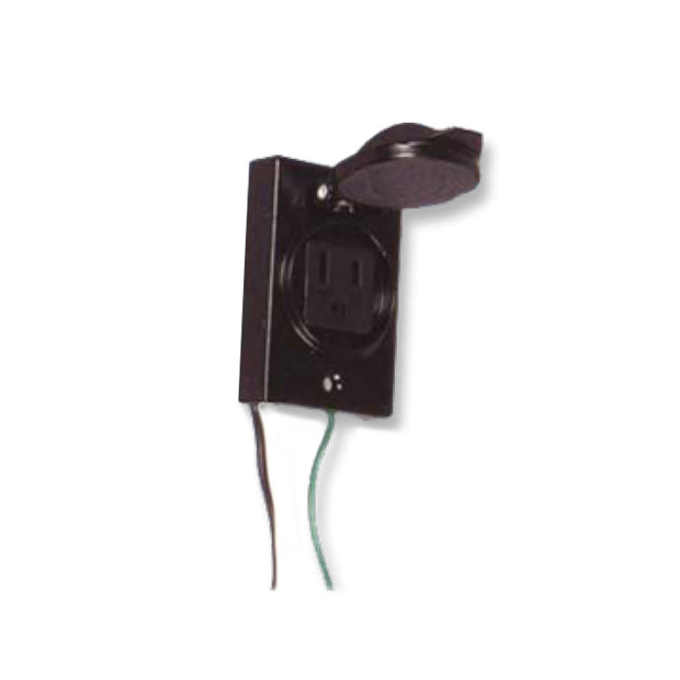 commercial light pole electrical outlet