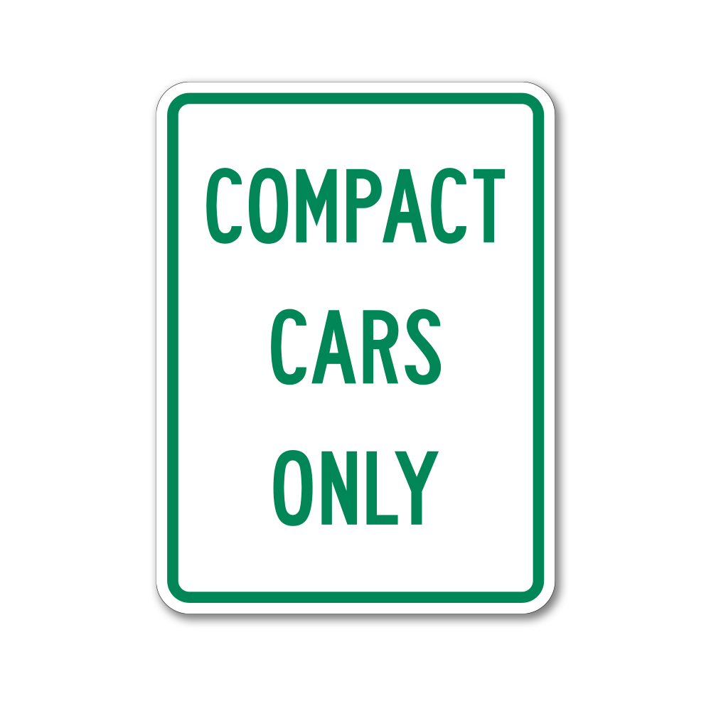 Compact Cars Parking Sign