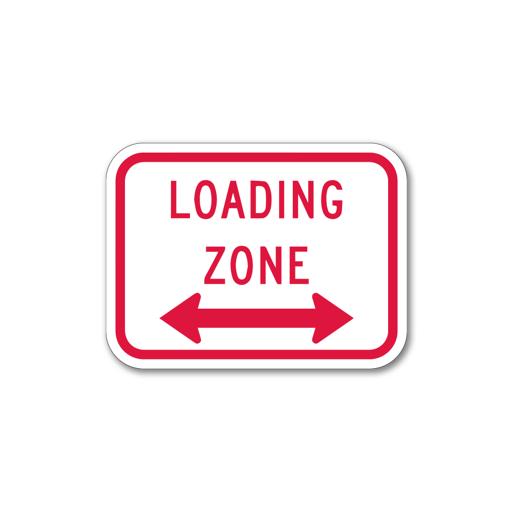 Loading Zone Sign