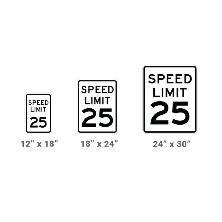 Speed Limit 15 MPH Sign | Speed Limit Signs - Traffic Signs