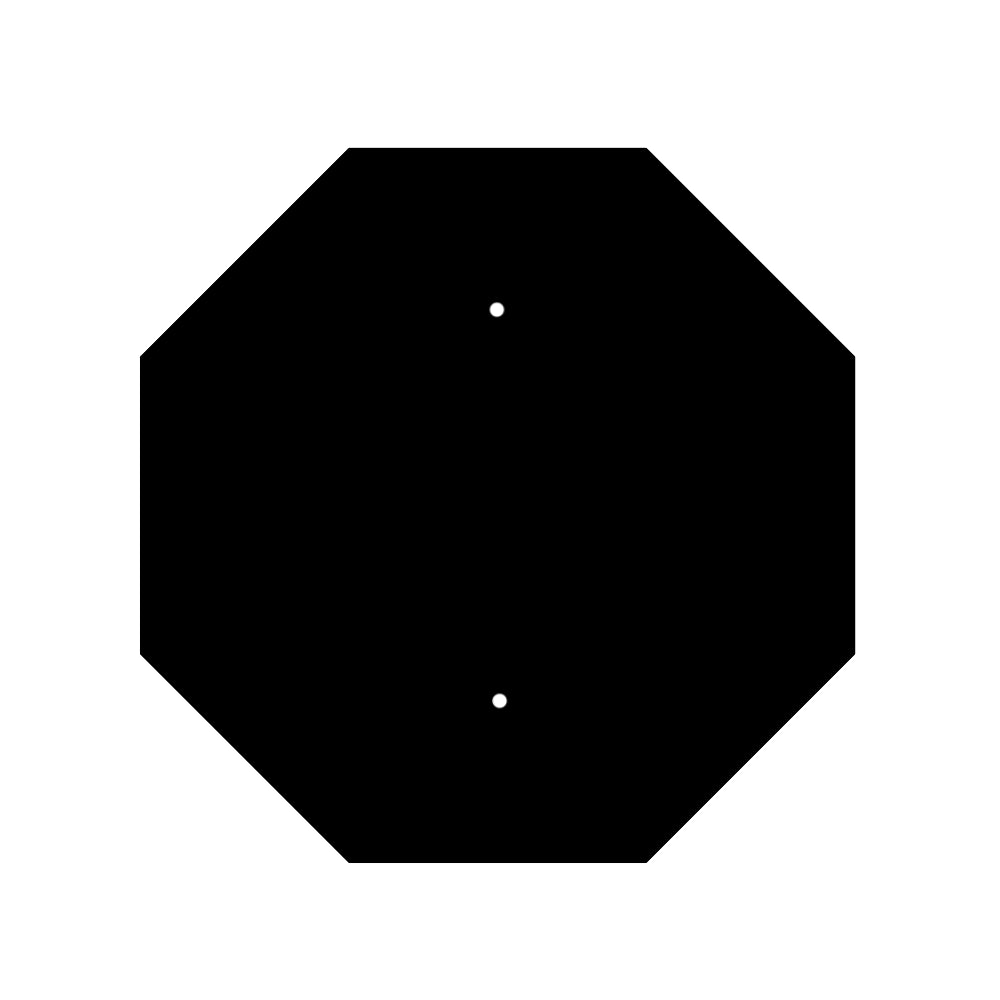 victon サイン Octagon Faux Halo Traffic Sign Frame | Stop Sign Frame